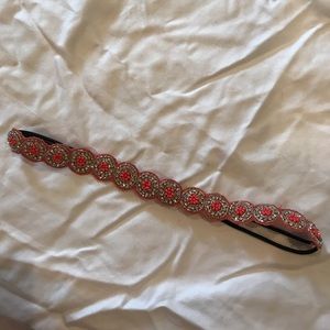Tasha Coral Jeweled Headband